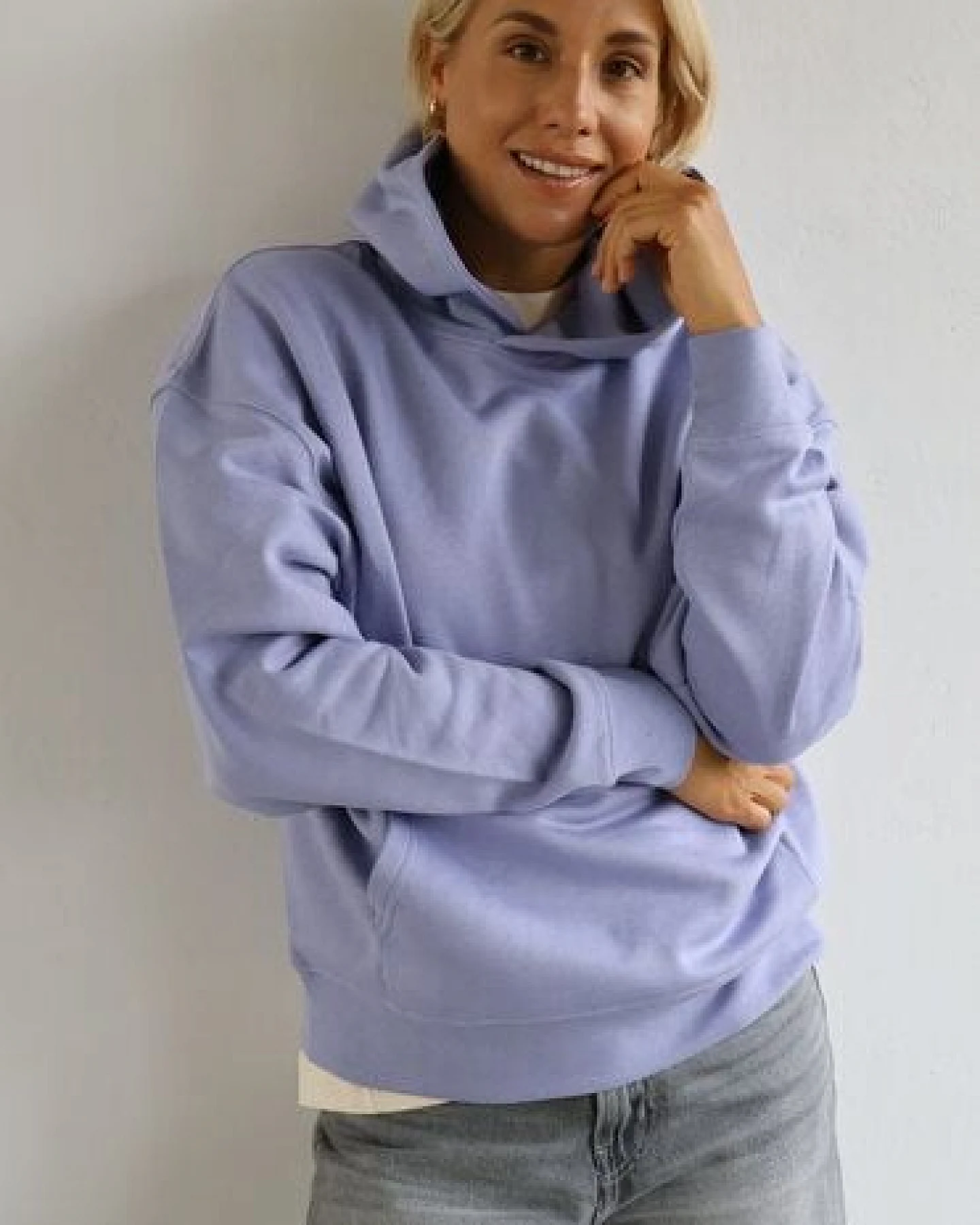 Kultgut Weich & Kuschelig- Biofair- Goodness Oversize-Hoodie / Marie – Ansicht 4