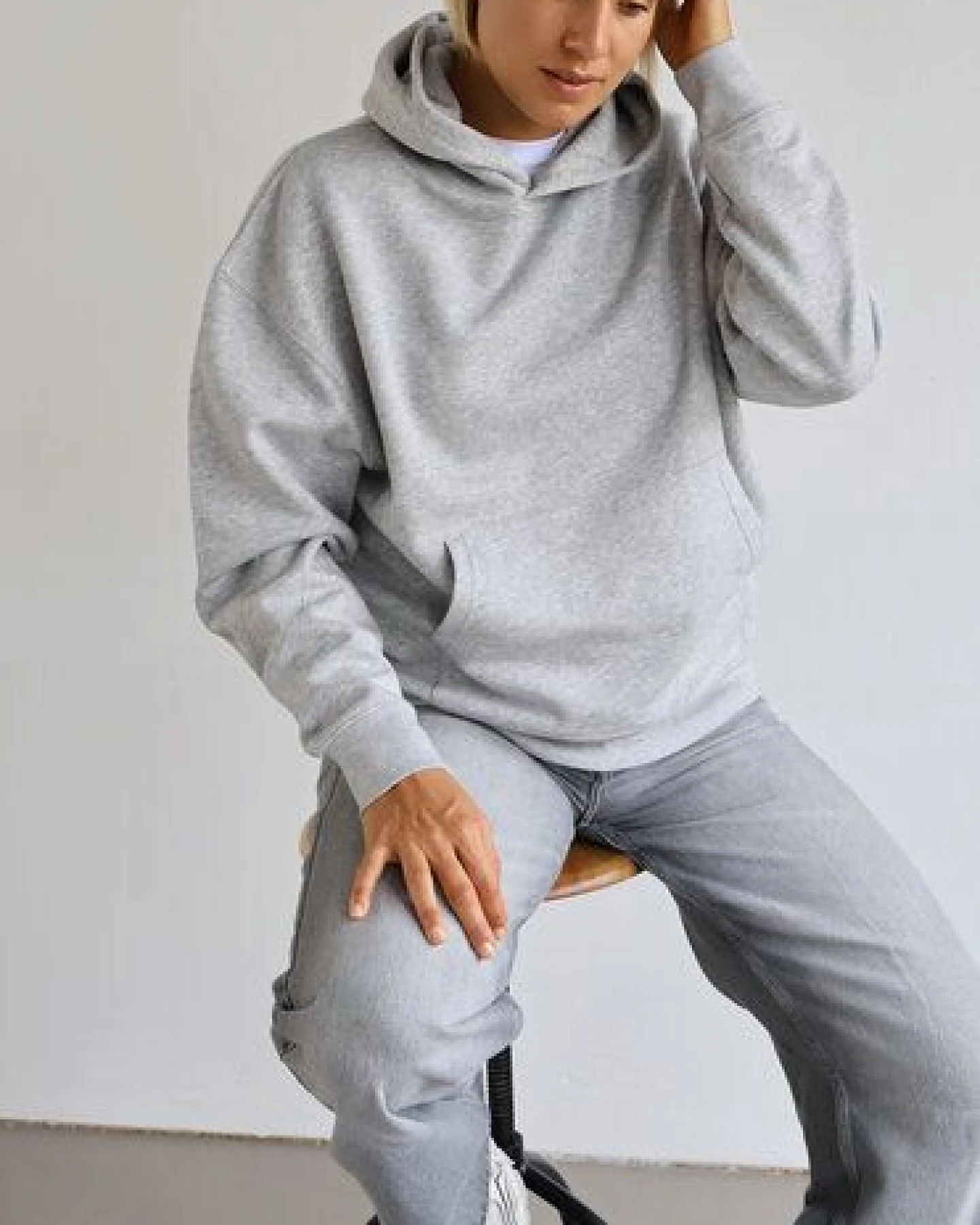 Kultgut Weich & Kuschelig- Biofair- Goodness Oversize-Hoodie / Marie – Ansicht 3