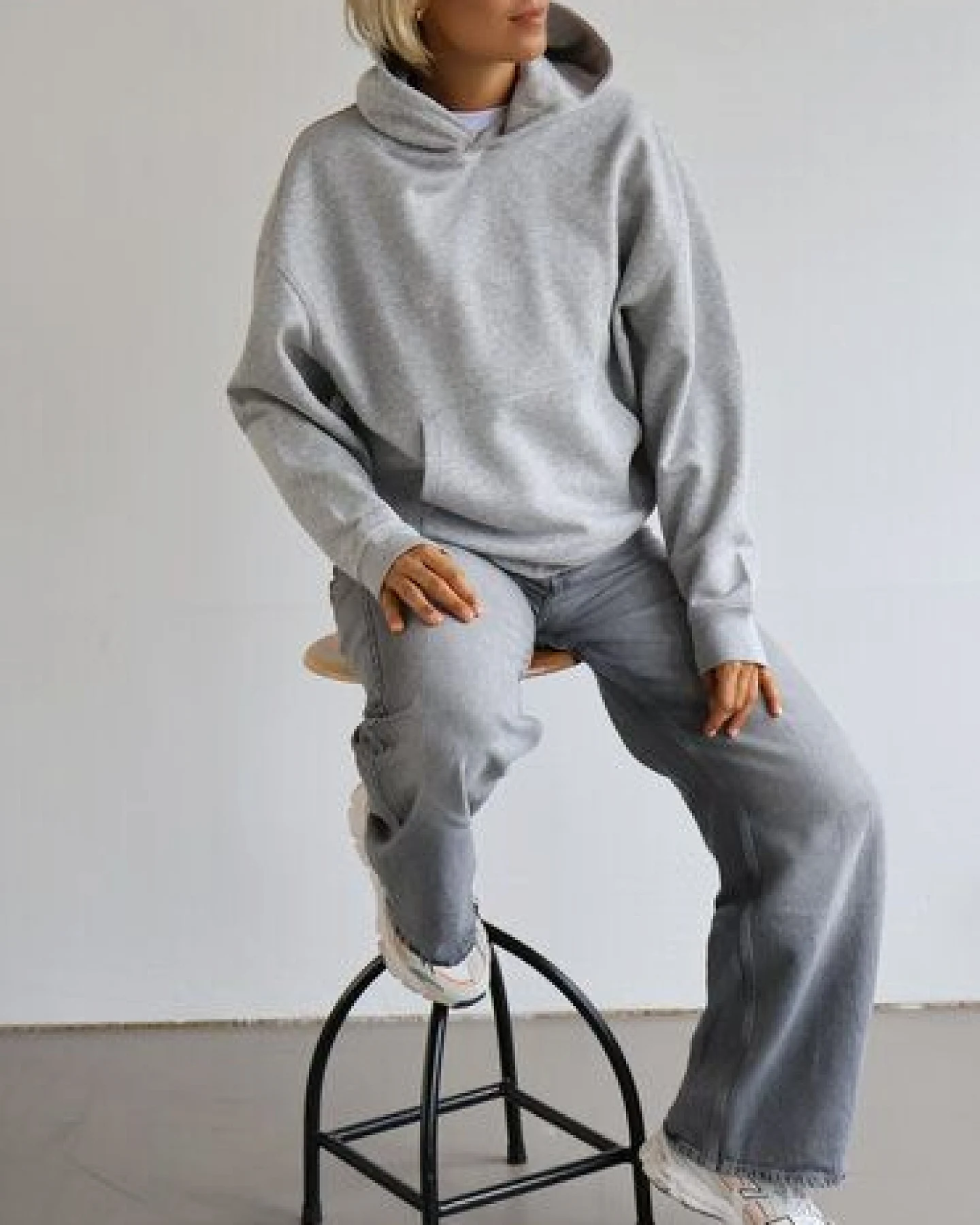 Kultgut Weich & Kuschelig- Biofair- Goodness Oversize-Hoodie / Marie – Ansicht 3