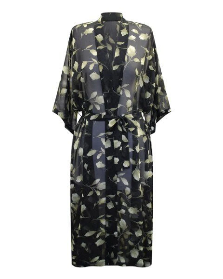 Anekdot Robe Sheer Leaf