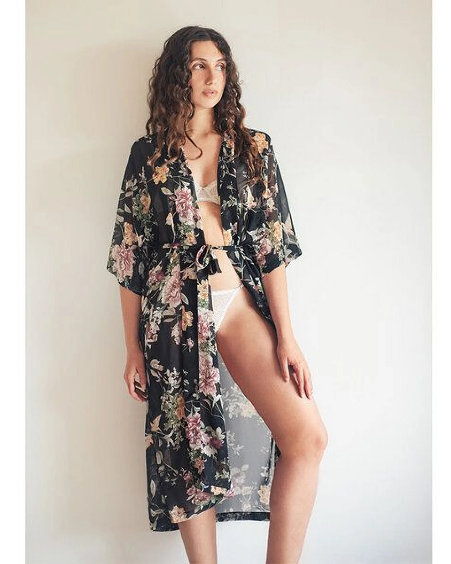 Anekdot Robe Sheer Floral – Ansicht 2