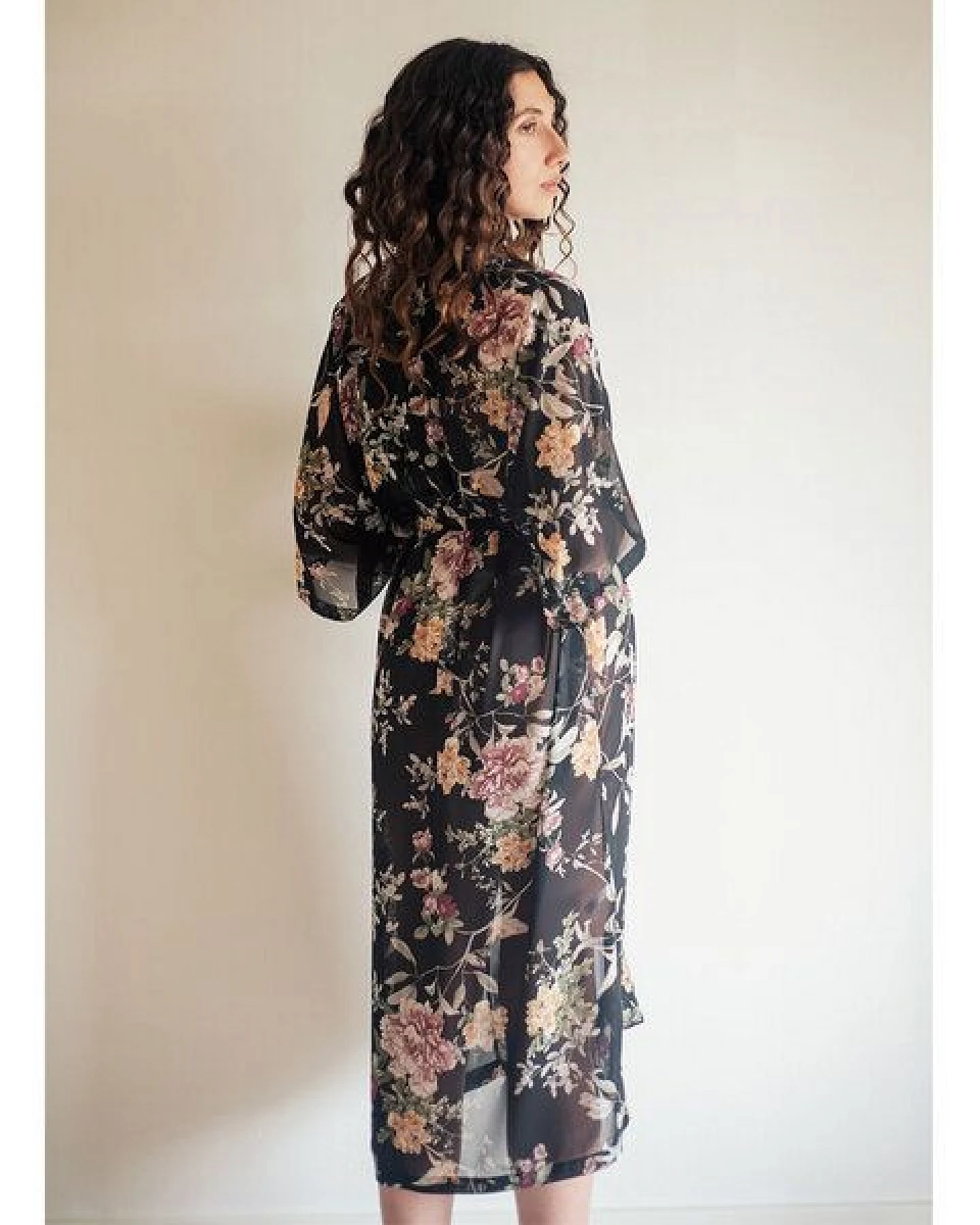 Anekdot Robe Sheer Floral – Ansicht 4