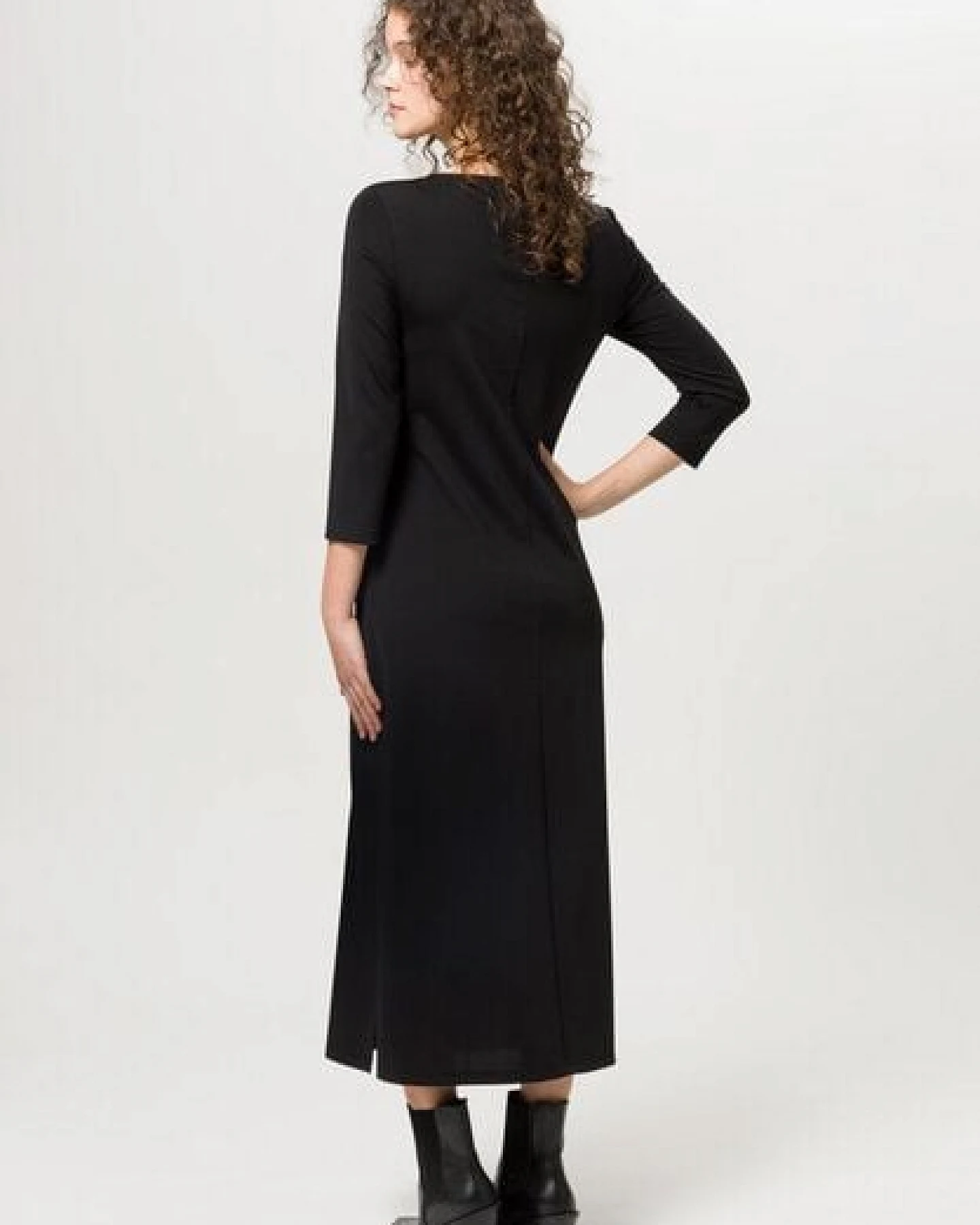Les Lunes Wadenlanges Jersey-Kleid „Dakotaa Dress Midi“ – Ansicht 3