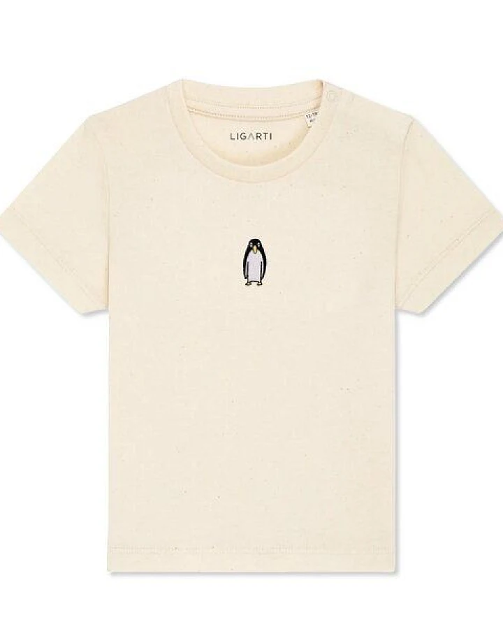 LIGARTI Babyshirt - Thorben der Pinguin