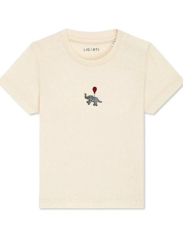 LIGARTI Babyshirt - Tuffi der Elefant