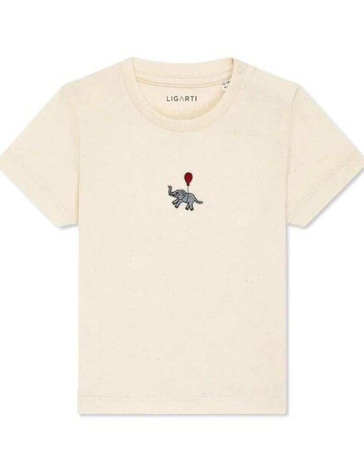 LIGARTI Babyshirt - Tuffi der Elefant