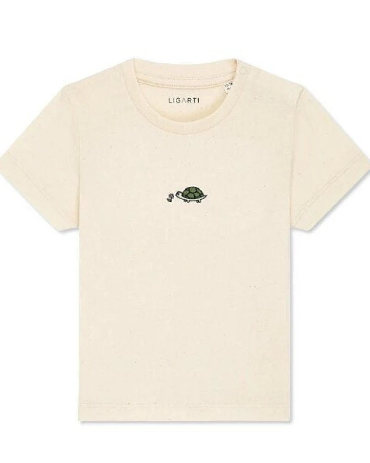 LIGARTI Babyshirt - Lars die Schildkröte