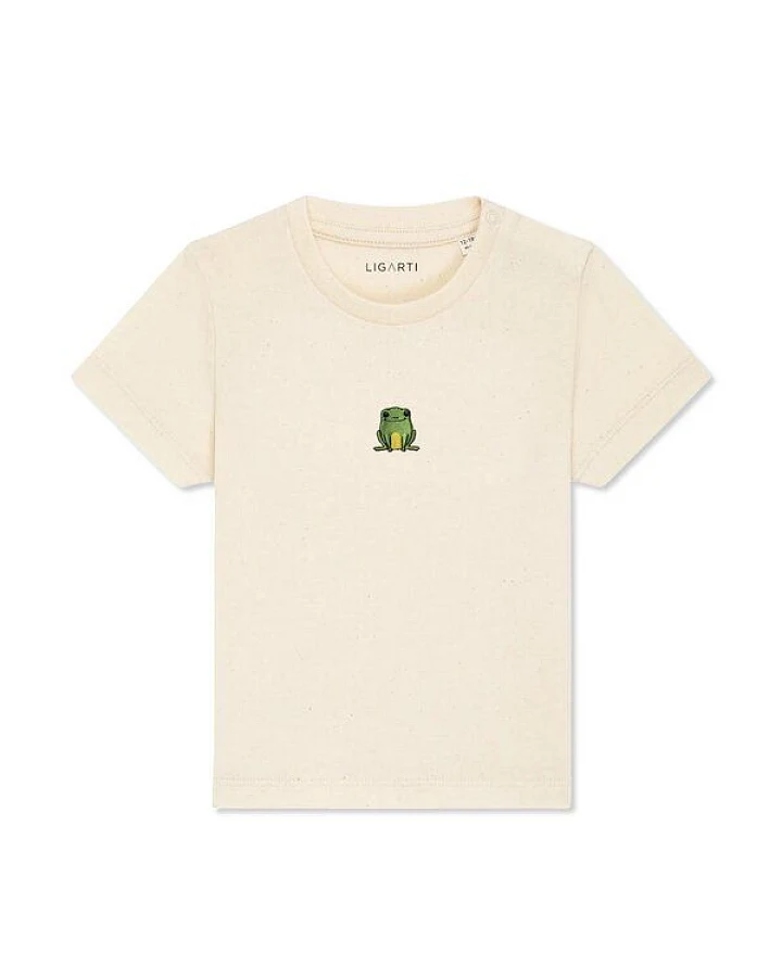 LIGARTI Babyshirt - Nils der Frosch