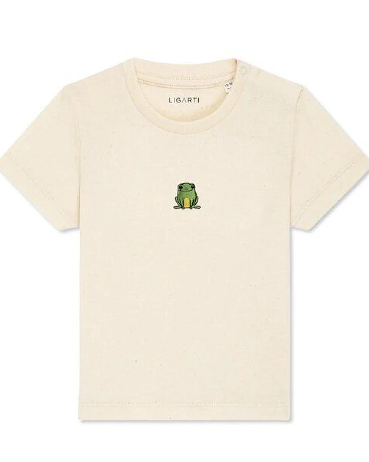 LIGARTI Babyshirt - Nils der Frosch