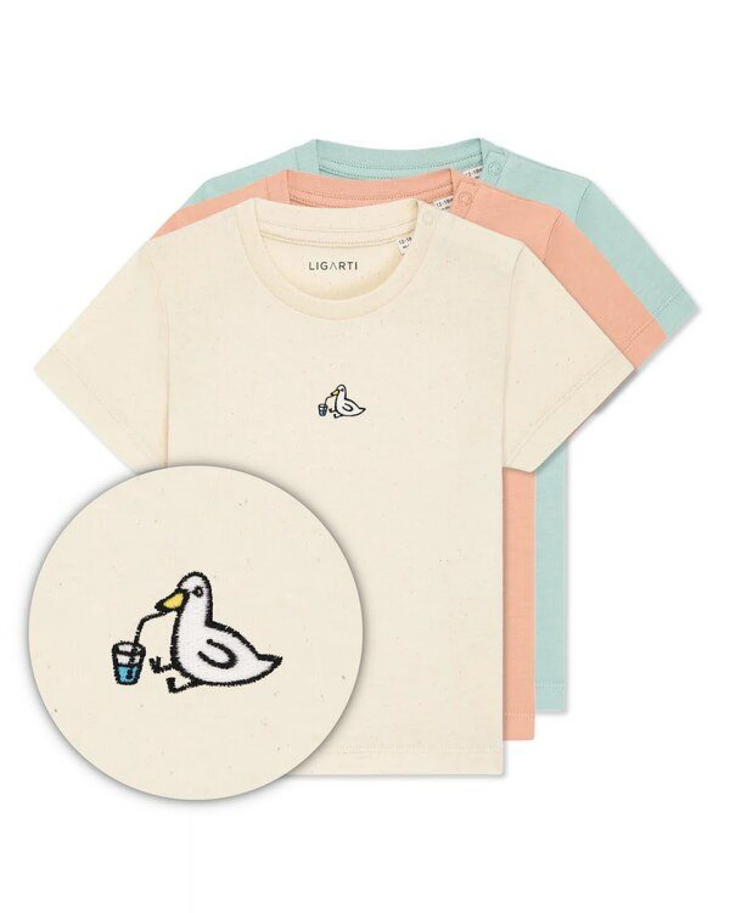 LIGARTI Babyshirt - Piet die Ente – Ansicht 3