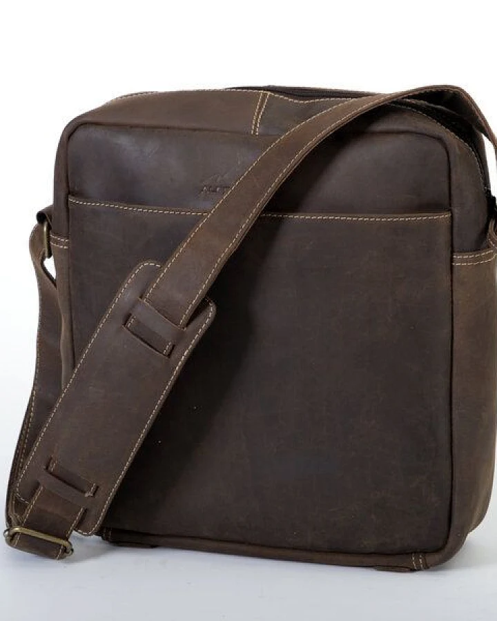 Alpenleder Schultertasche SOCCER