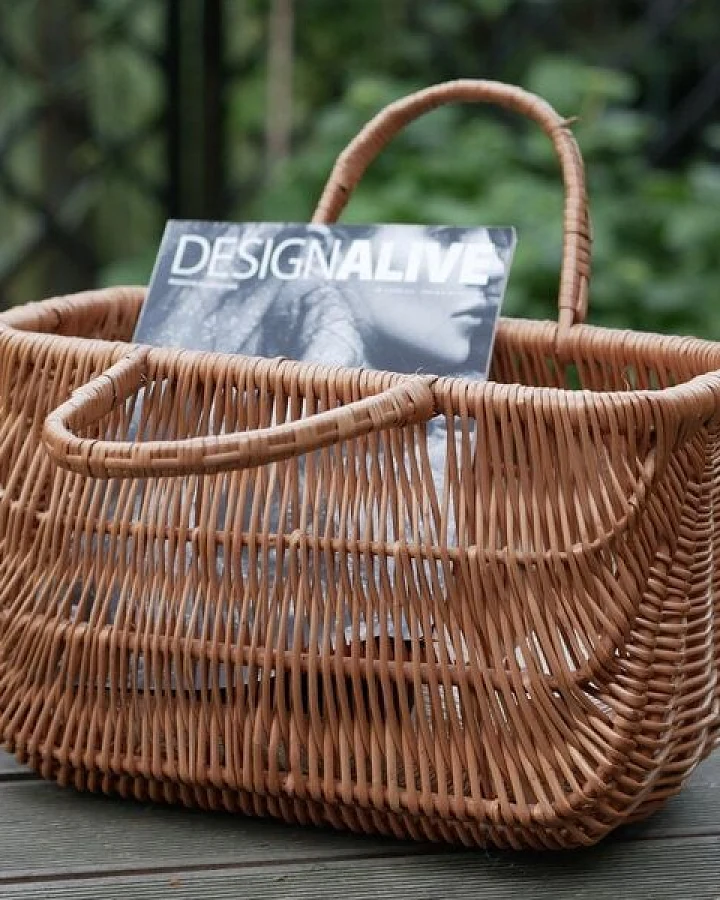 PANAPUFA Korbweidetasche für den Sommer Sommertasche