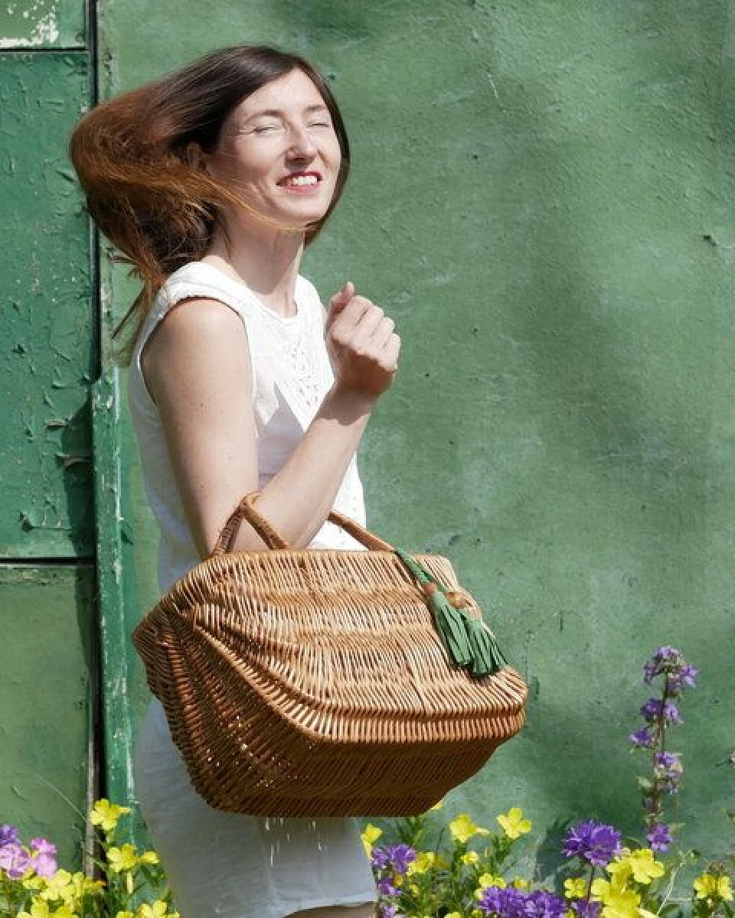 PANAPUFA Korbweidetasche für den Sommer Sommertasche – Ansicht 2