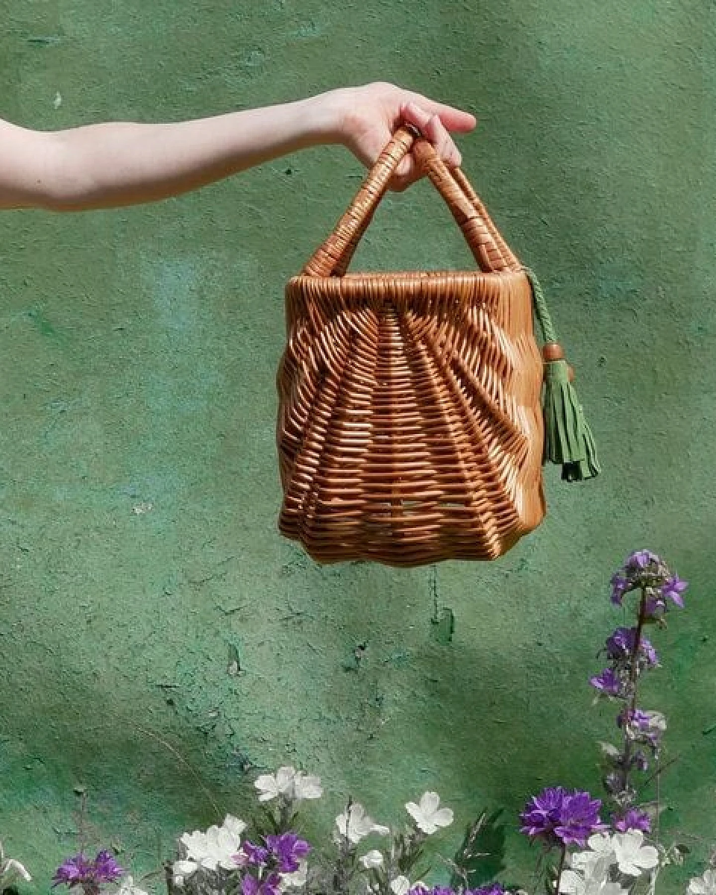PANAPUFA Korbweidetasche für den Sommer Sommertasche – Ansicht 4