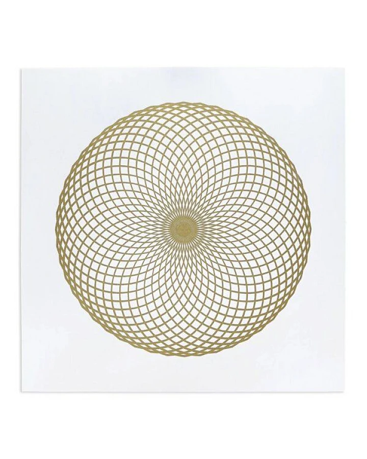 Veskor Cassiopeia LOTUS DES LEBENS Heilige Geometrie Linoldruck