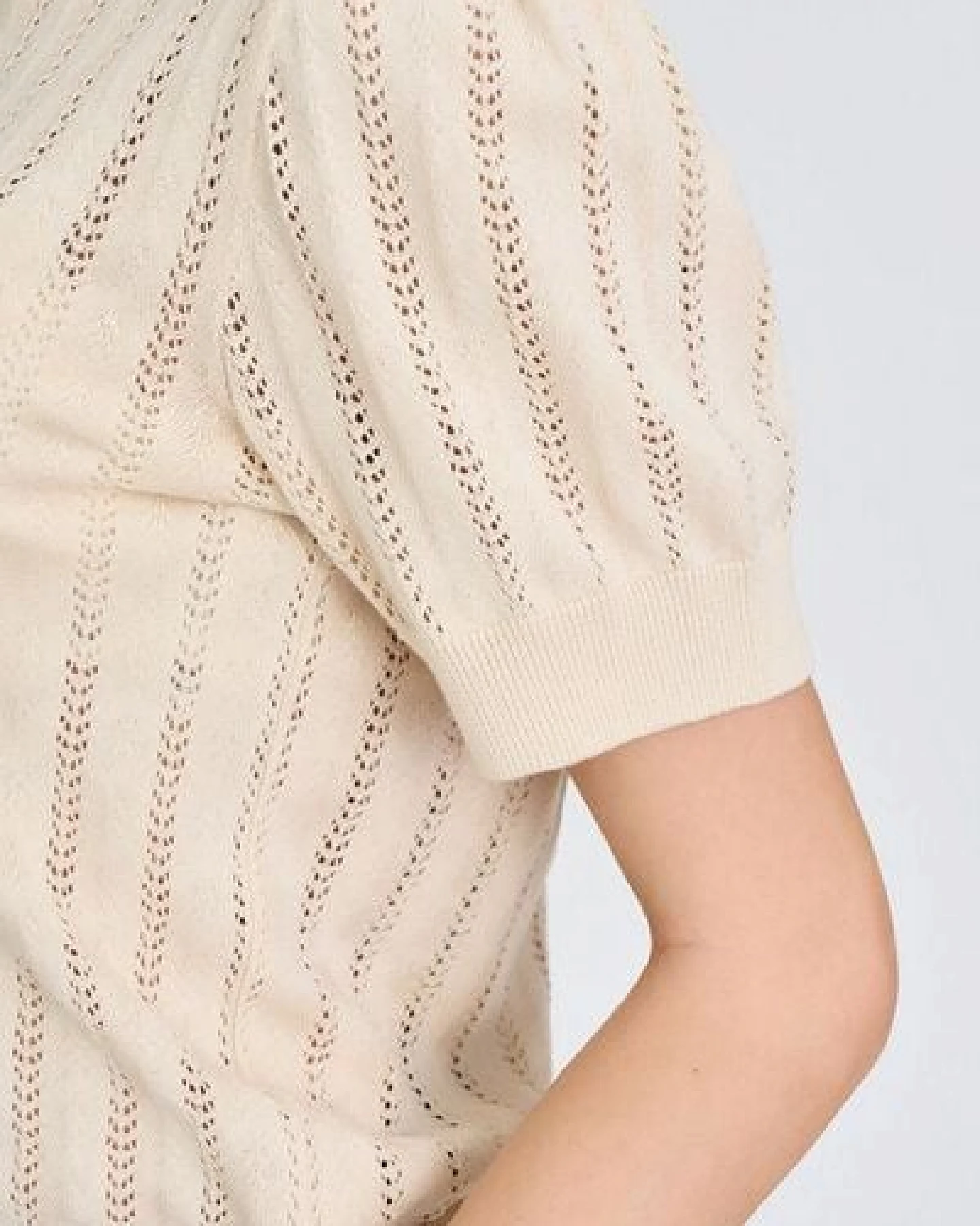 Zerum Strick-Shirt Viola – Ansicht 4