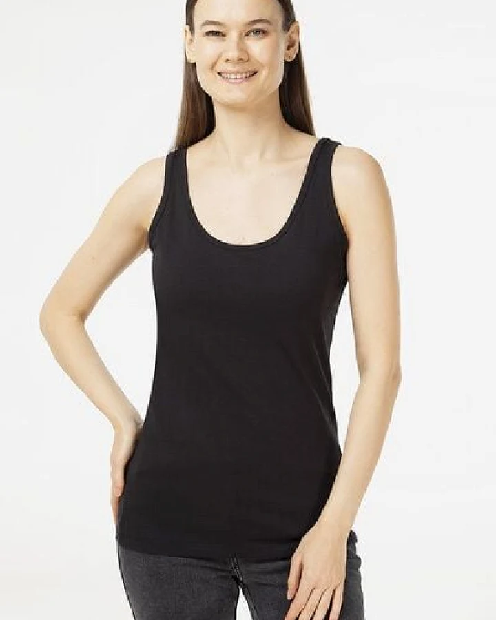 Evermind Damen Tanktop aus Bio-Baumwolle
