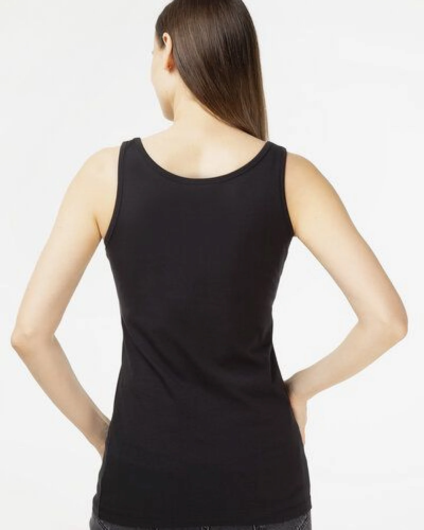 Evermind Damen Tanktop aus Bio-Baumwolle – Ansicht 3