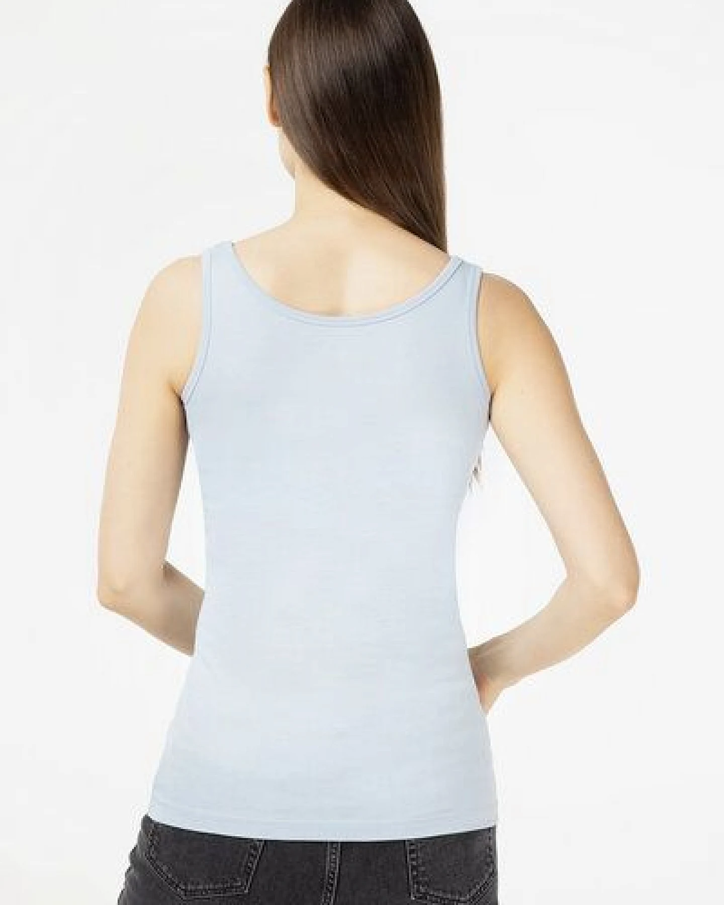 Evermind Damen Tanktop aus Bio-Baumwolle – Ansicht 3