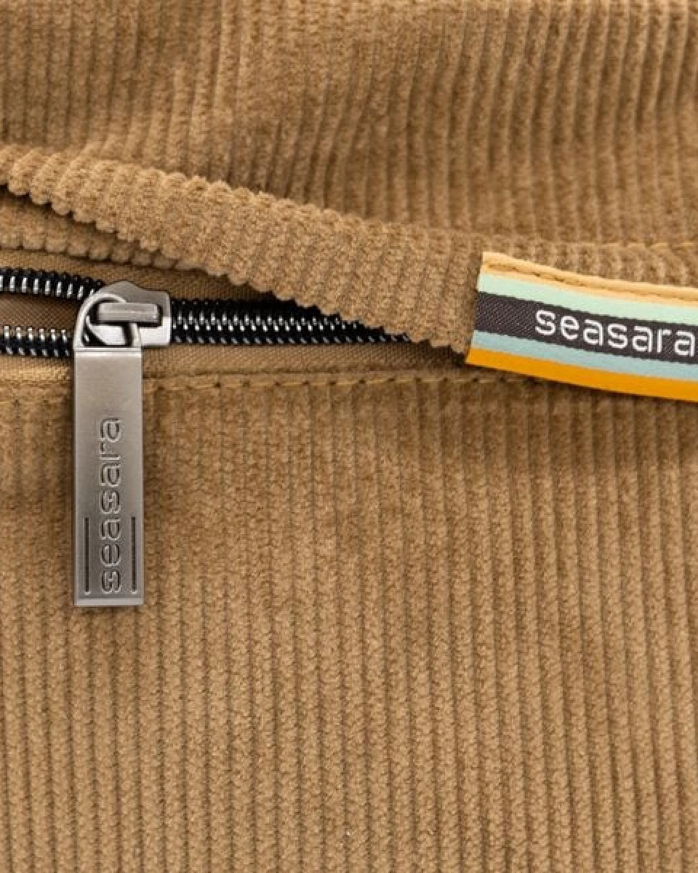 seasara Cord-Tasche Umhängetasche Damen & Herren aus Bio-Baumwolle, light brown – Ansicht 4
