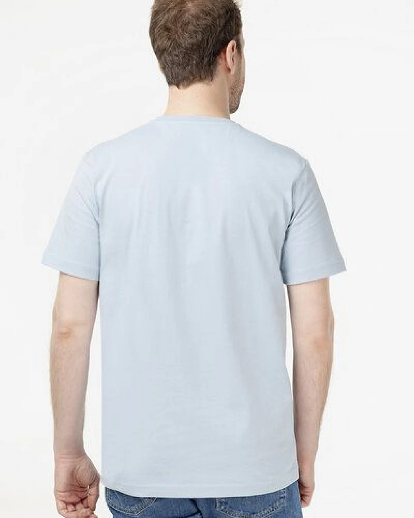 Evermind Herren T-Shirt mit Rundhalsausschnitt – Ansicht 3