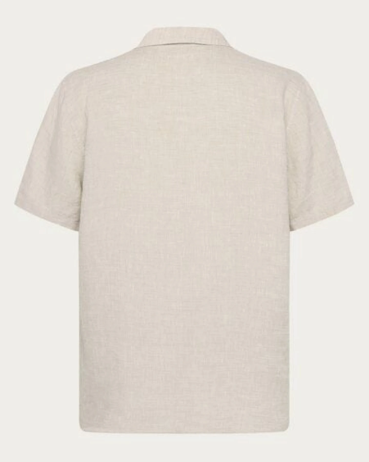 KnowledgeCotton Apparel Box Fit Short Sleeved Linen Shirt – Ansicht 3