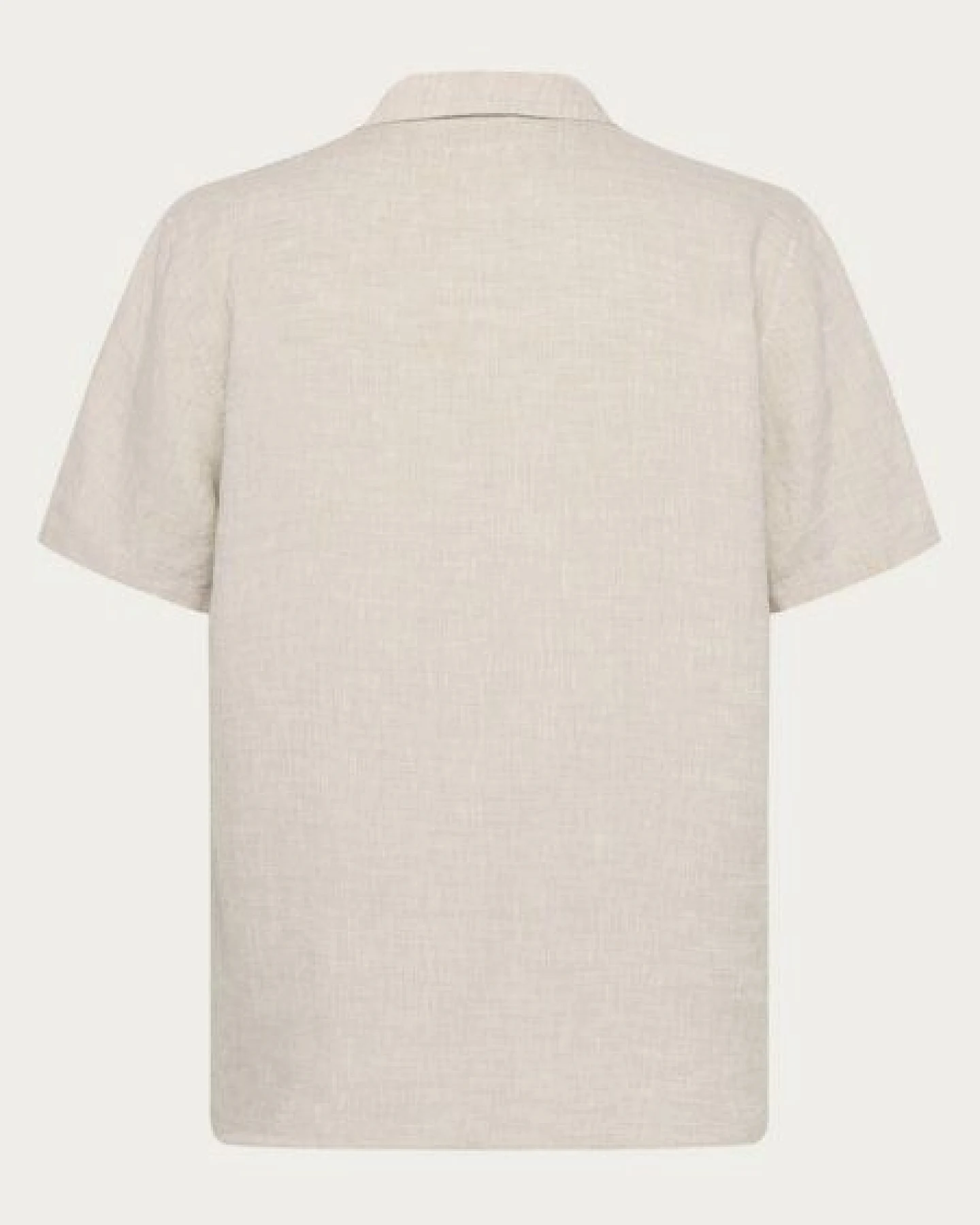 KnowledgeCotton Apparel Box Fit Short Sleeved Linen Shirt – Ansicht 3