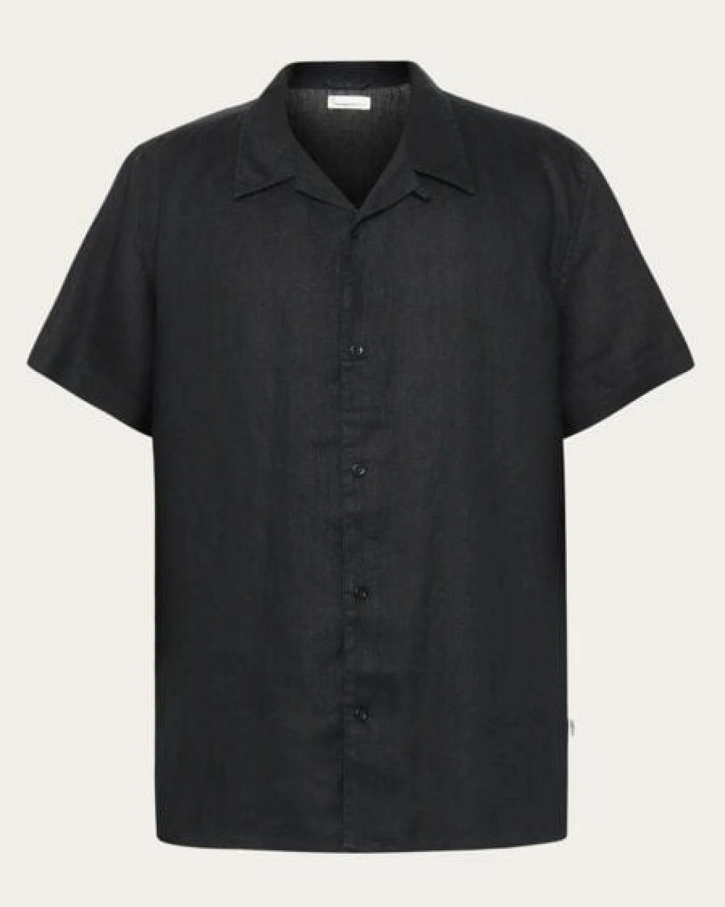 KnowledgeCotton Apparel Box Fit Short Sleeved Linen Shirt – Ansicht 2