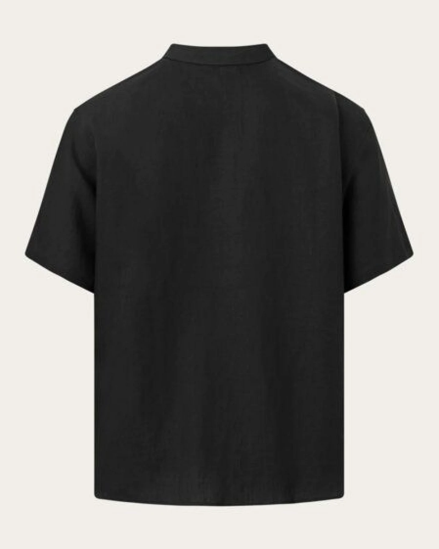 KnowledgeCotton Apparel Box Fit Short Sleeved Linen Shirt – Ansicht 3