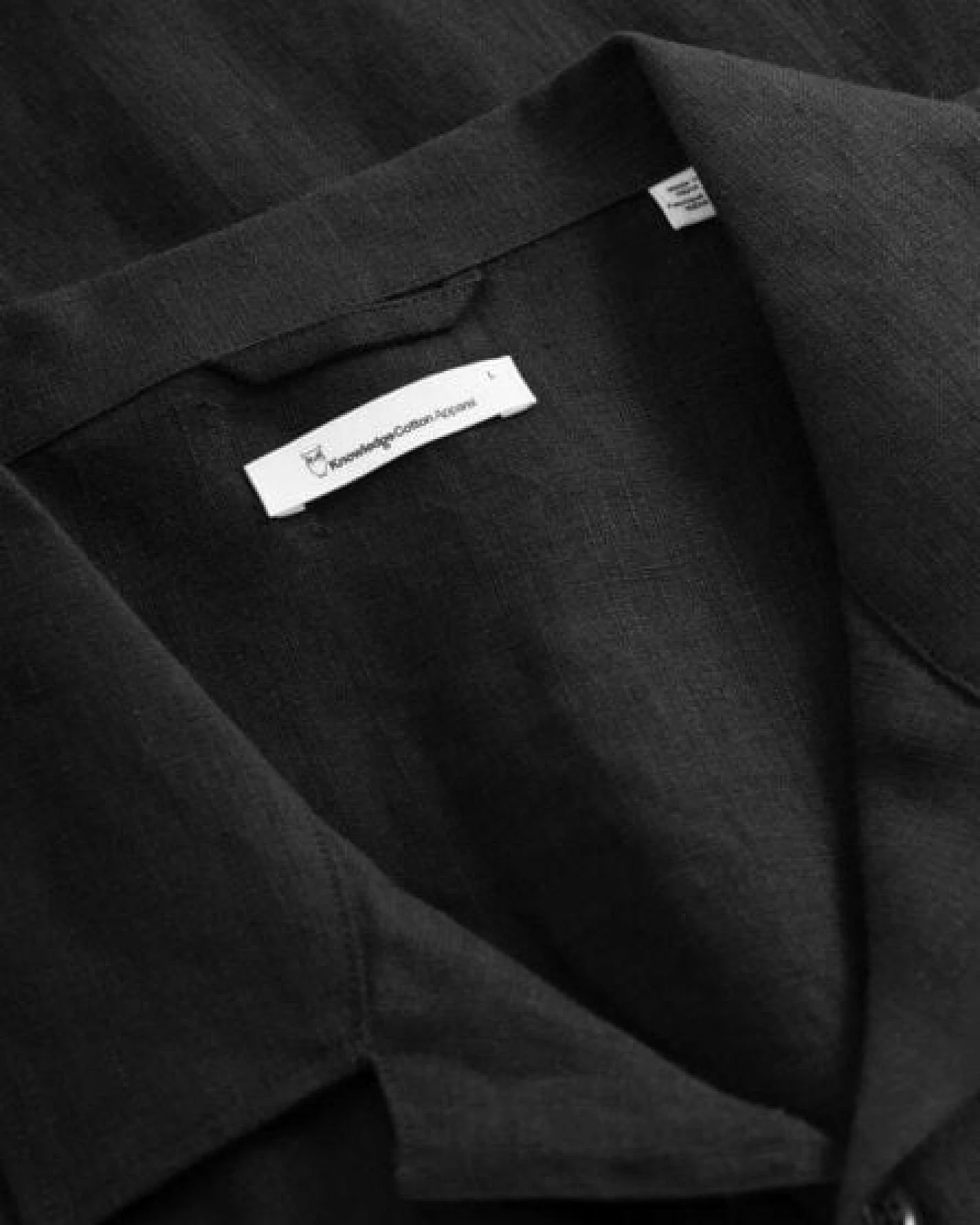 KnowledgeCotton Apparel Box Fit Short Sleeved Linen Shirt – Ansicht 4