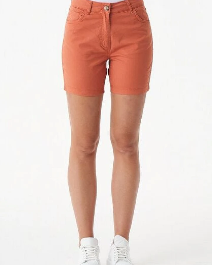 ORGANICATION Slim-Fit Shorts aus Bio-Baumwolle