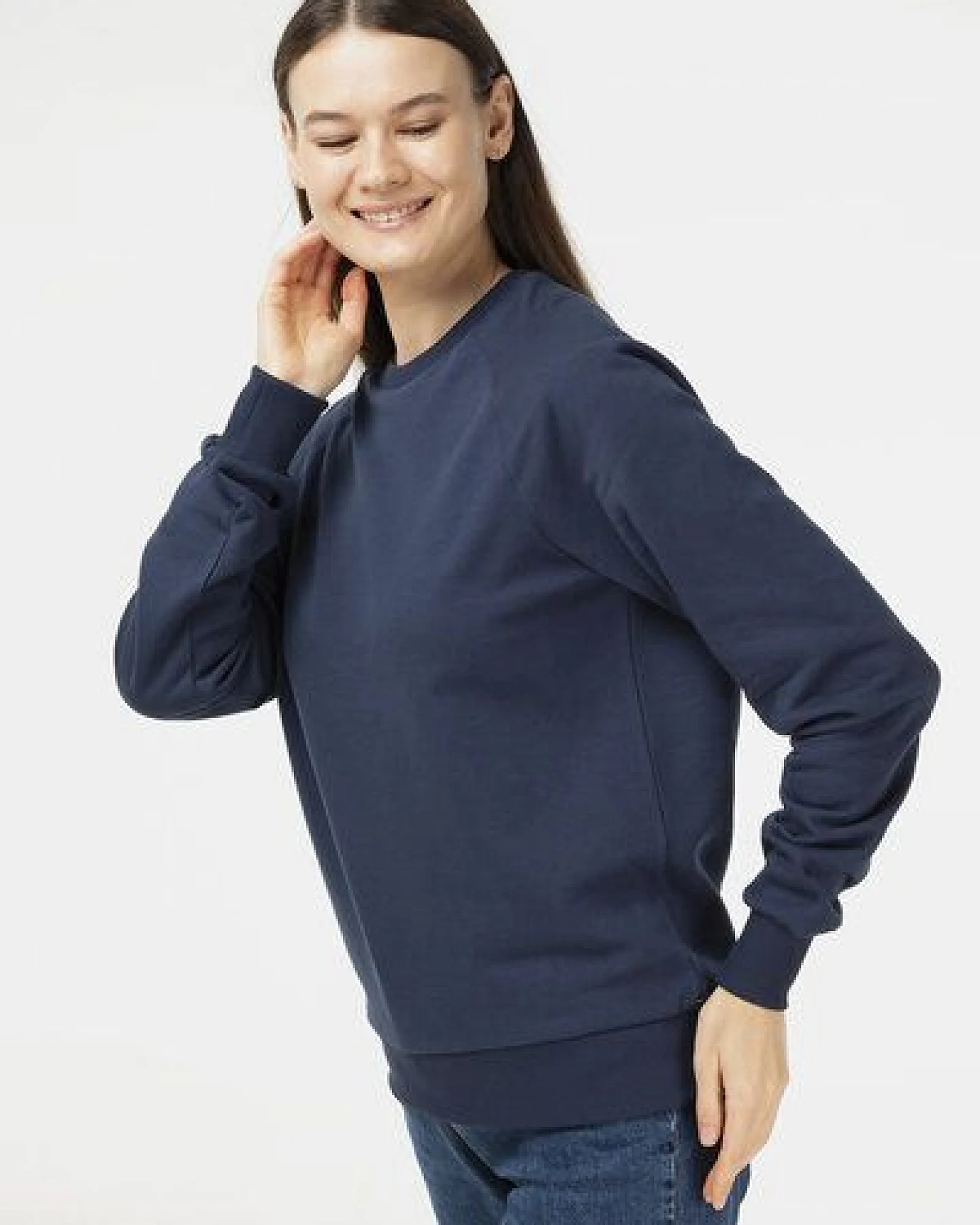 Evermind Unisex Sweatshirt aus Bio-Baumwolle – Ansicht 3