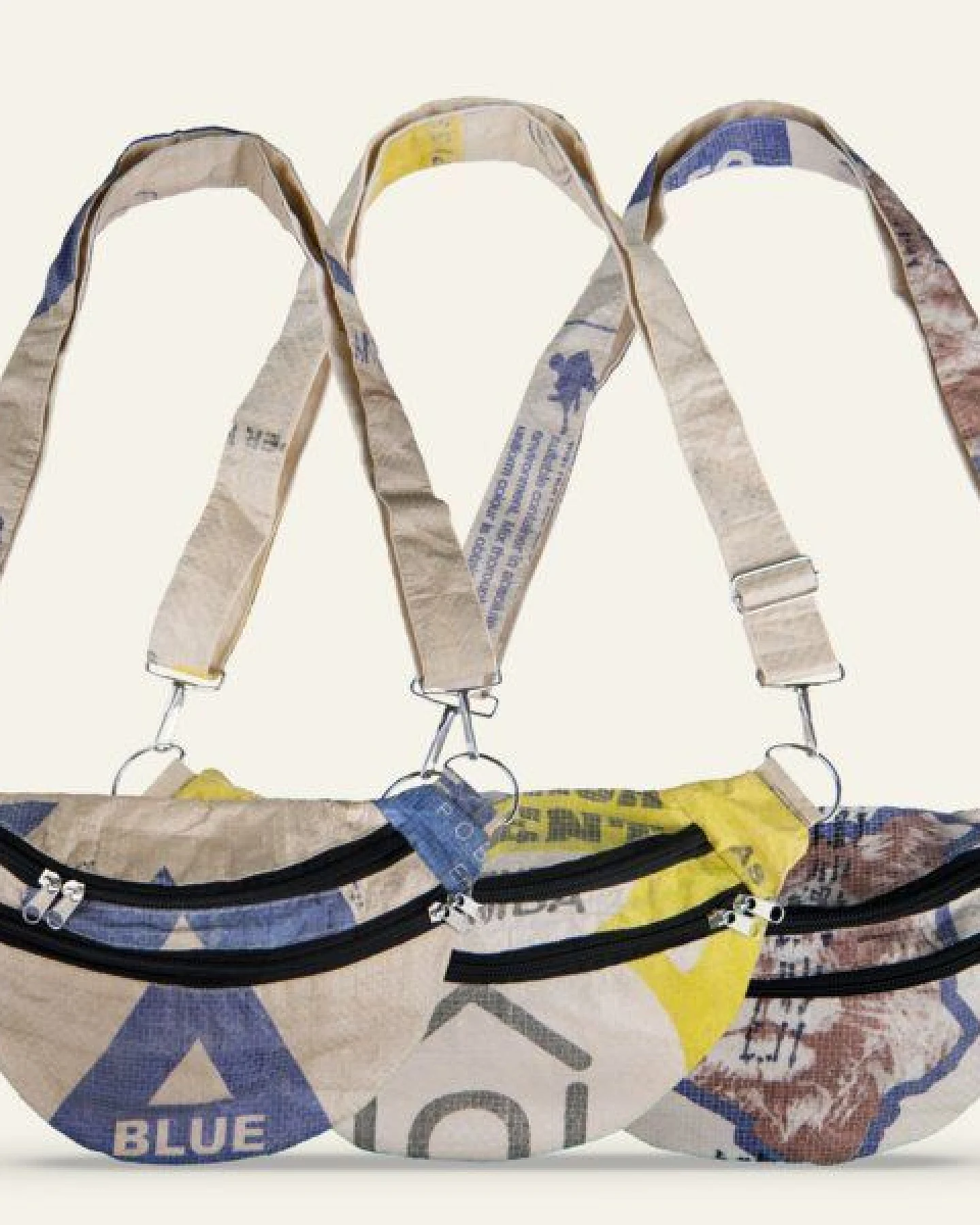 Nyuzi Blackwhite Upcycling Crossbodytasche – Ansicht 2