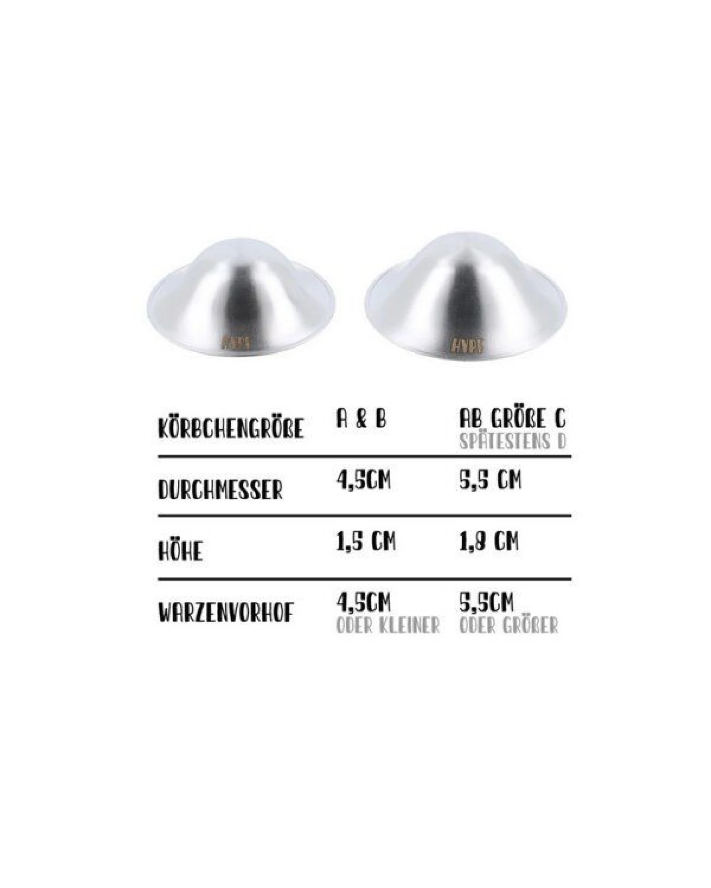 Hypf Silberhütchen / Stillhütchen aus 999 Silber – Ansicht 3