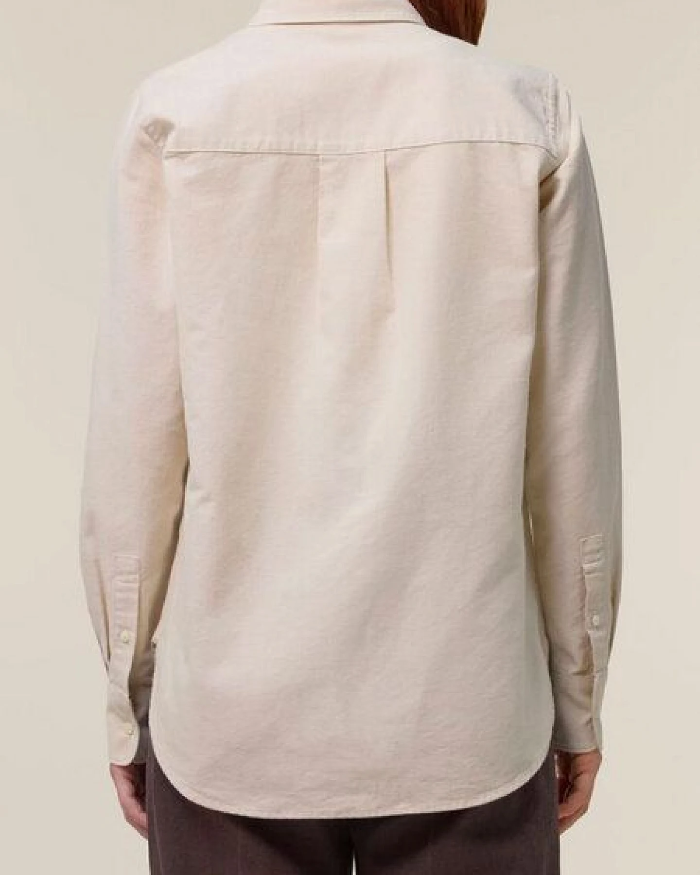 Human Family Bio Damen Basic Oxford Hemd – Ansicht 2
