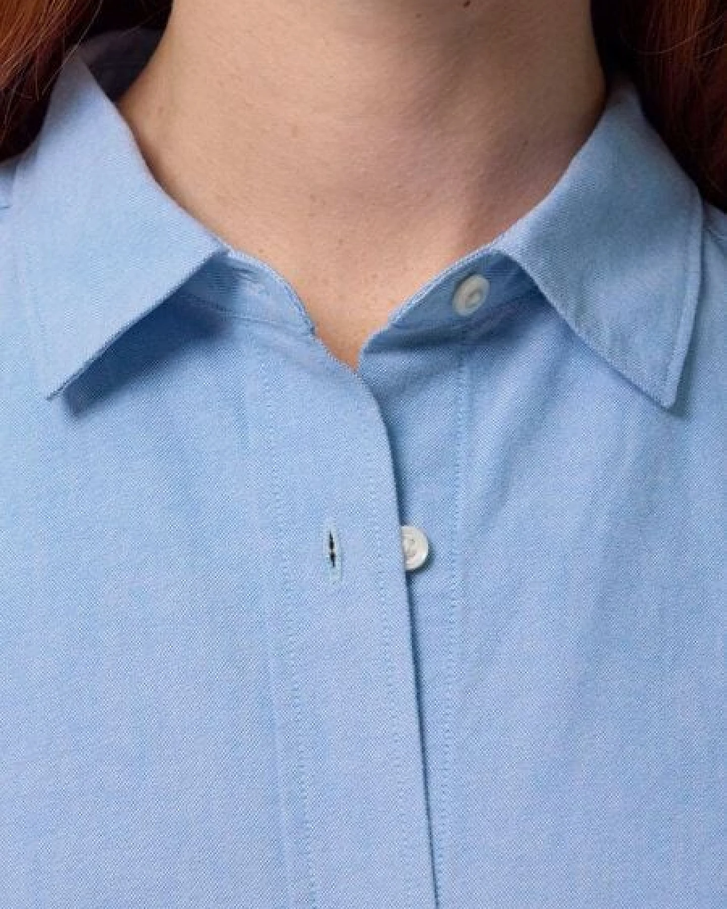 Human Family Bio Damen Basic Oxford Hemd – Ansicht 3