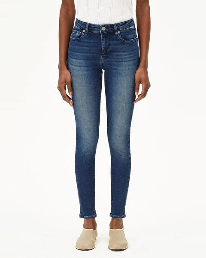 ARMEDANGELS TILLAA Damen Skinny Jeans Mid Waist Bio-Baumwoll Mix X-Stretch