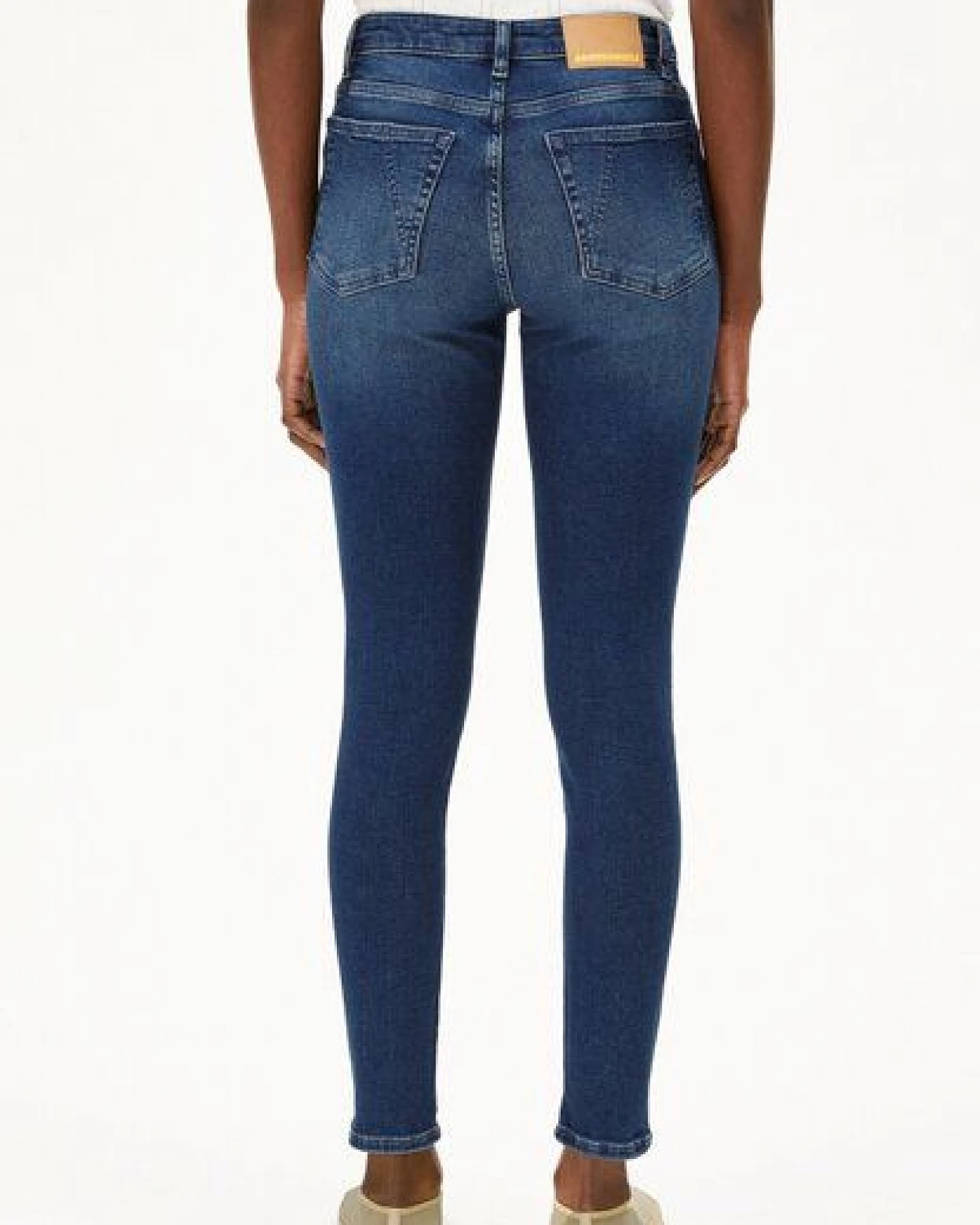 ARMEDANGELS TILLAA Damen Skinny Jeans Mid Waist Bio-Baumwoll Mix X-Stretch – Ansicht 2