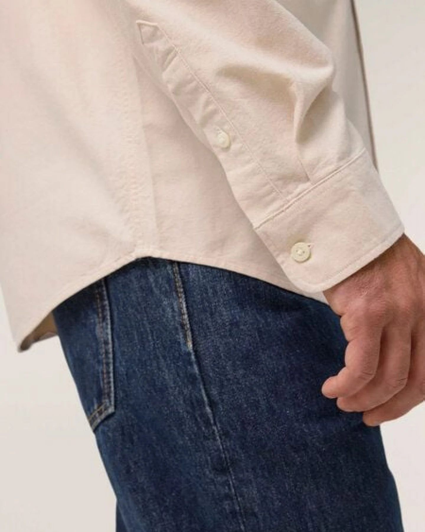 Human Family Bio Herren Basic Oxford Hemd – Ansicht 3