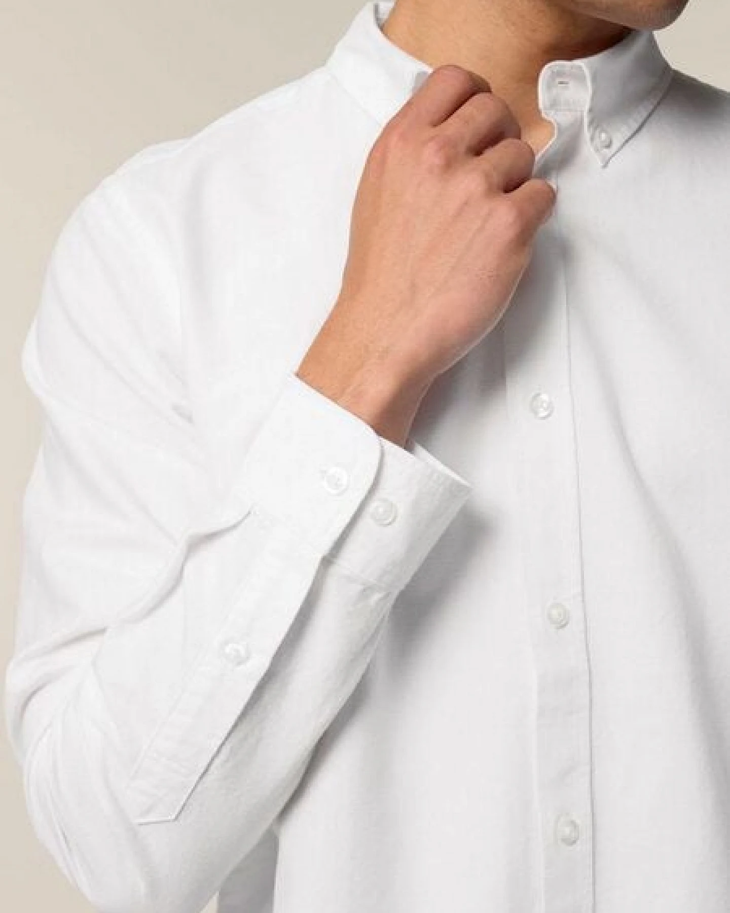 Human Family Bio Herren Basic Oxford Hemd – Ansicht 3