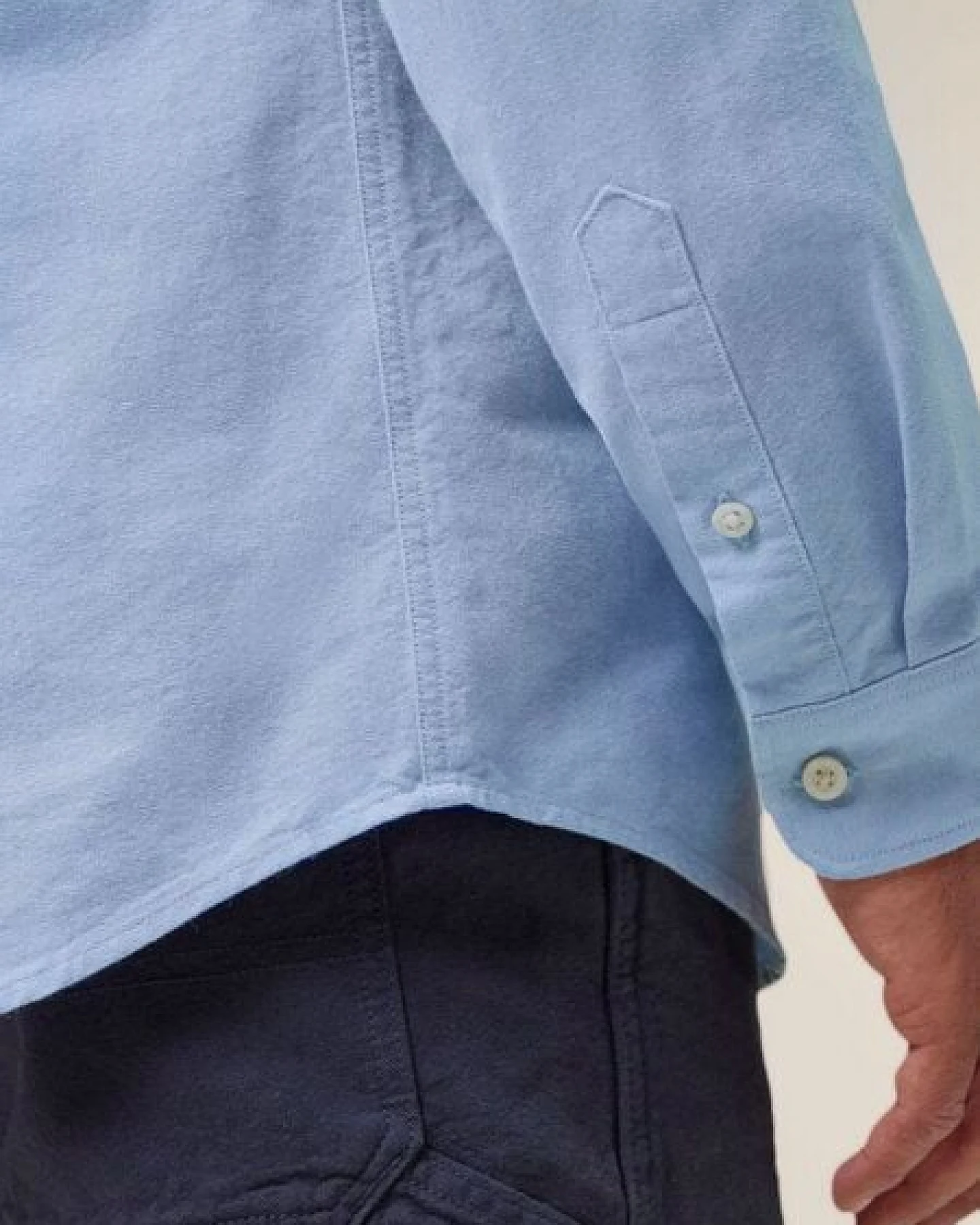 Human Family Bio Herren Basic Oxford Hemd – Ansicht 4