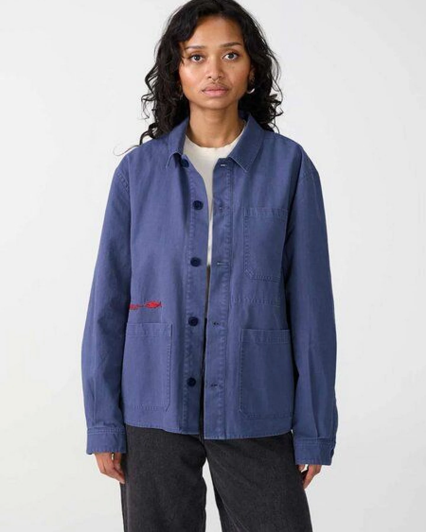 Yahmo Otti Bestickte Workwear Jacke – Ansicht 2