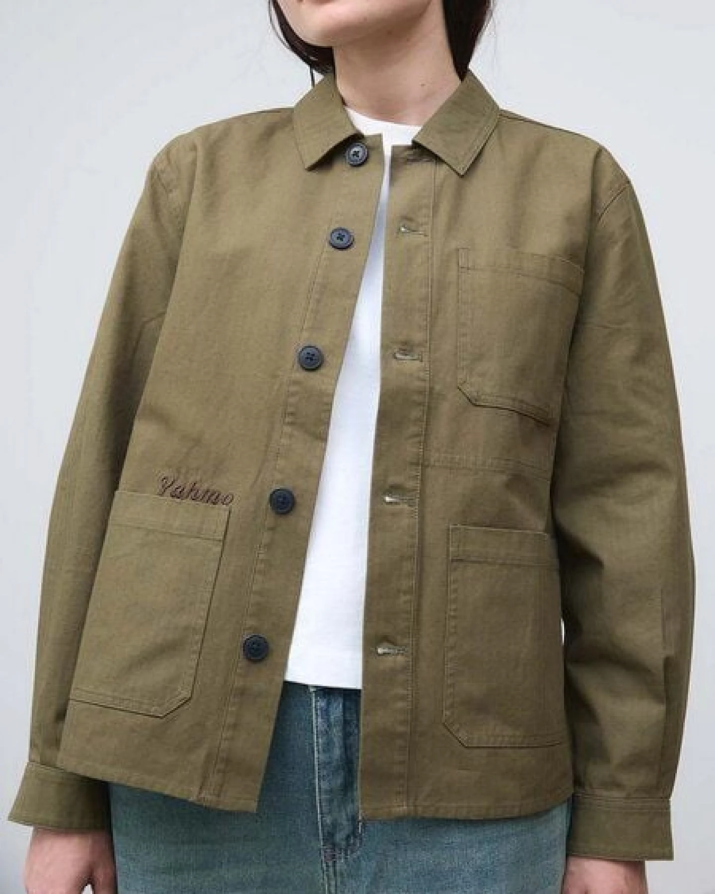 Yahmo Otti Bestickte Workwear Jacke – Ansicht 4