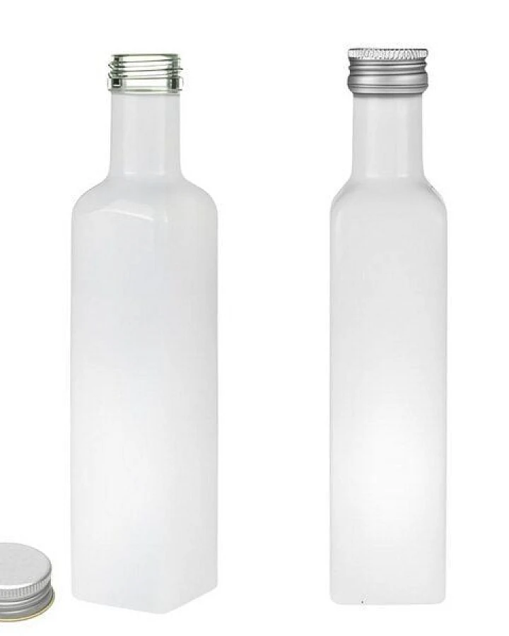 mikken Ölflaschen 250 ml weiß mit Schraubdeckel + Etiketten