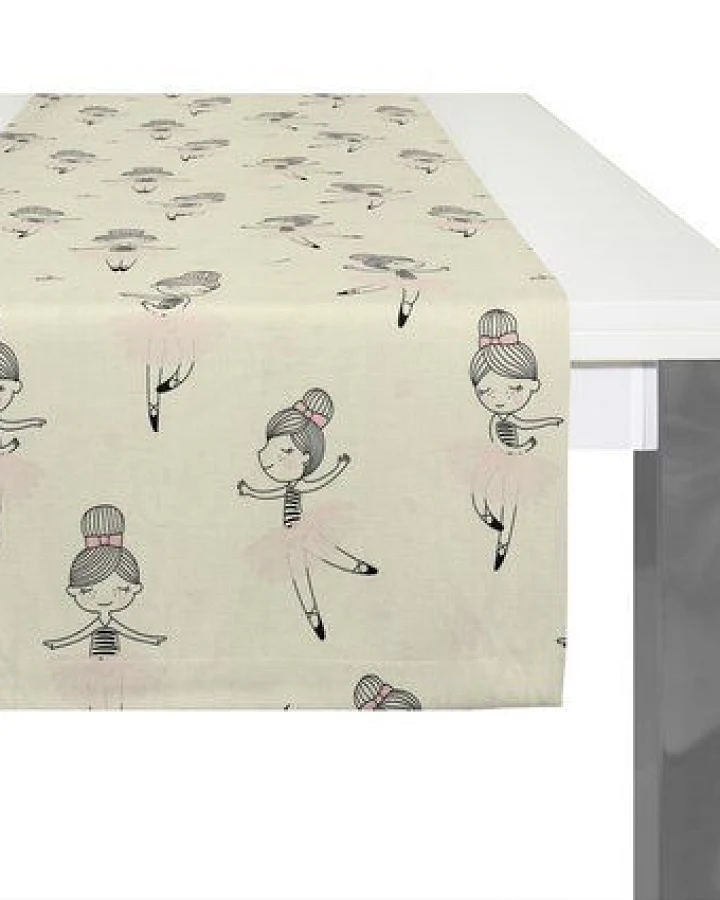 Nature by Adam Tischläufer aus 100% Bio-Baumwolle - Made in Germany - Ballerina