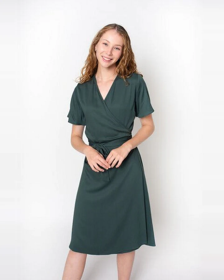 Zerum Tencel Wickelkleid Modell: Suki