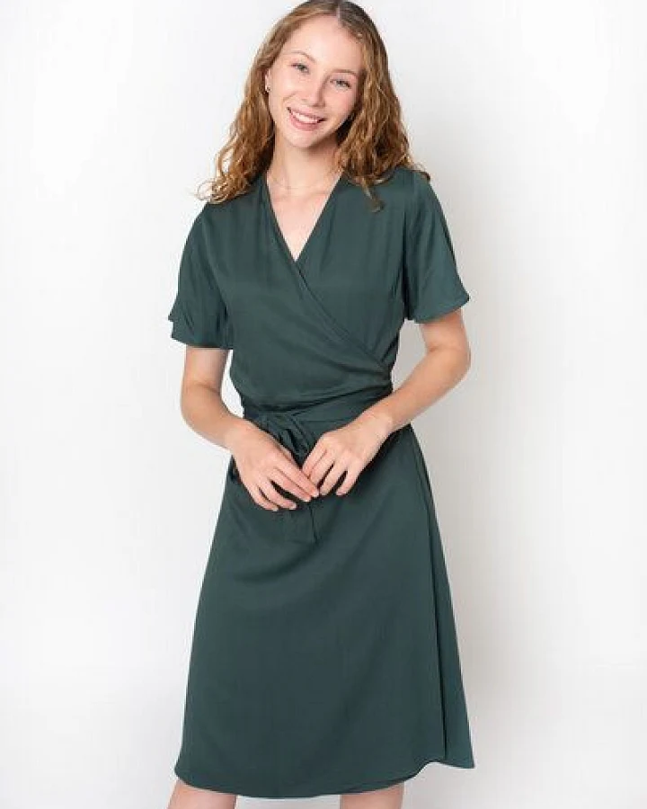 Zerum Tencel Wickelkleid Modell: Suki
