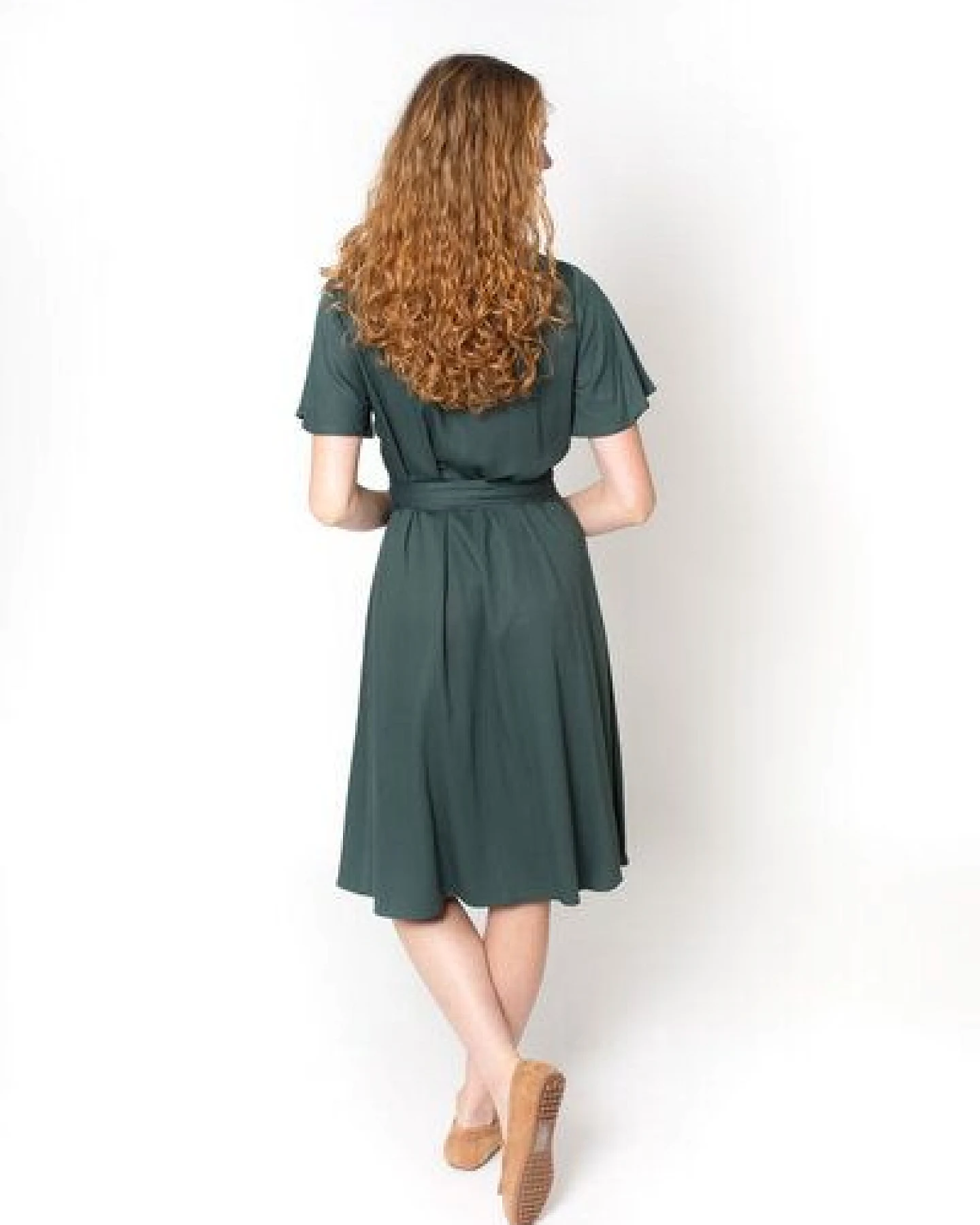 Zerum Tencel Wickelkleid Modell: Suki – Ansicht 3