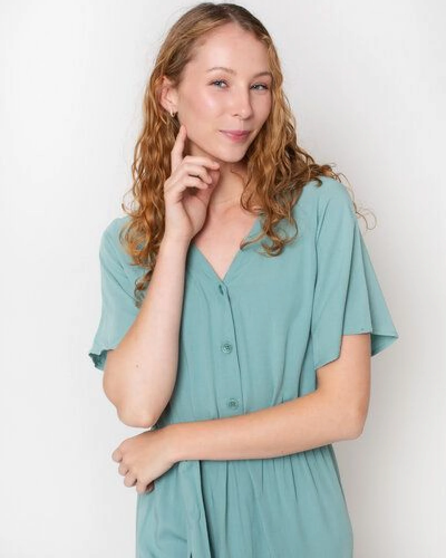 Zerum Ecovero Jumpsuit Modell: Thea – Ansicht 3