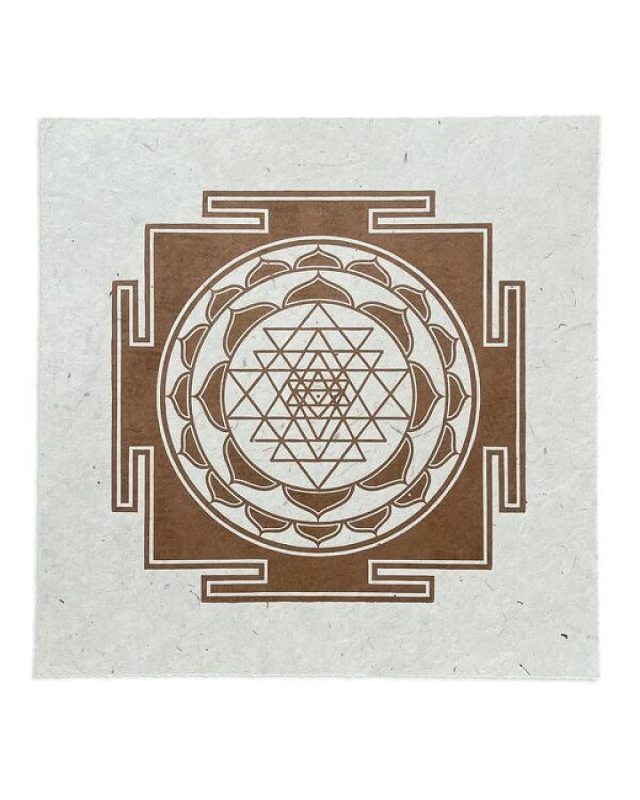 Veskor Cassiopeia SRI YANTRA Meditations Linoldruck